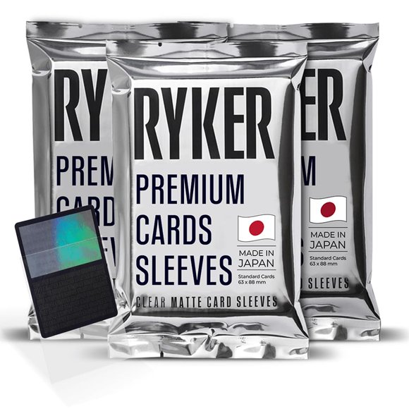 Fundas Ryker 63x88 mm Mate 300 unidades Transparentes
