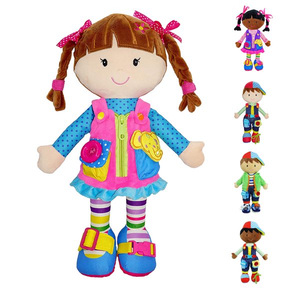Muñeca de peluche educativa June Garden Dressy Friends