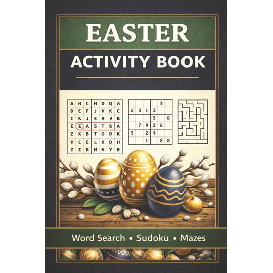 Independently Published - Libro De Rompecabezas Para Actividades De Pascua Para Adultos Y Personas Mayores Con Letra Grande