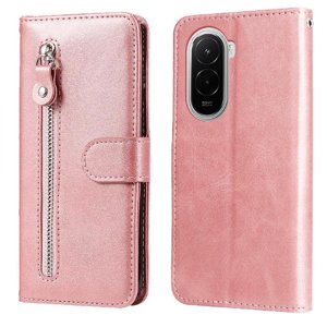 Gangxun - Funda Con Cremallera Para Xiaomi Poco M7 4G, Carcasa Cartera De Cuero Pu Con Soporte Y Tarjetero