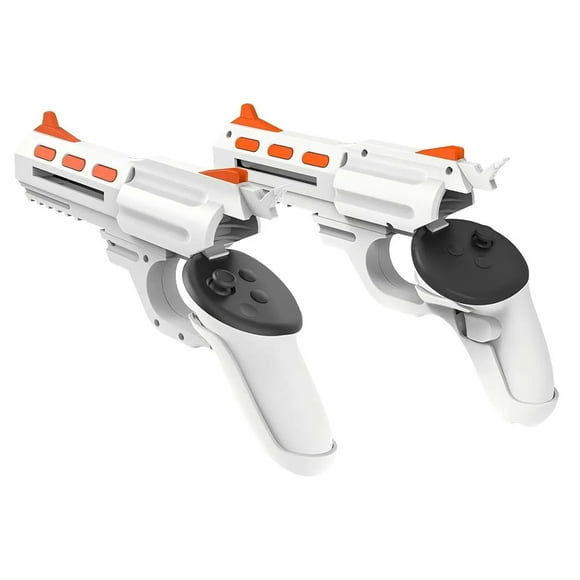 Empuñadura VR ajustable para mejorar los juegos FPS - Compatible con Meta Quest 3 / 3S-Blanco