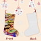 thumbnail image 3 of La Granja de Zenón Tema: Calcetines de Navidad, fino lino blanco para colgar en escaleras y chimenea, decoración navideña para el hogar, regalo de Navidad.54cm×38cm, 3 of 5