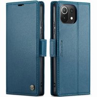 Caseme Tipo Cartera Xiaomi 11 Lite Con Cierre Magnético, Rfid, Tarjetero, Soporte, Carga Inalámbrica