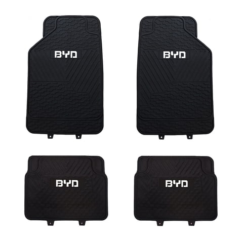 Jj Group - Pisos De Goma Marca Byd Para Vehículos 4 Piezas