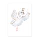 thumbnail image 1 of Póster nórdico de princesa de ballet para guardería, unicornio, arte de pared, pintura en lienzo, cisne, imágenes de pared para habitación infantil., 1 of 5