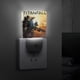 thumbnail image 4 of Titanfall / Caída de Titán Luz nocturna LED con sensor de anochecer a amanecer para dormitorio, baño, pasillo, escaleras - Lámpara LED nocturna de enchufe, 0.5W - 1 pieza, 4 of 6