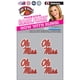 thumbnail image 1 of Tatuaje Temporal FAN-A-PEEL Ole Miss con Brillo, 1 of 1