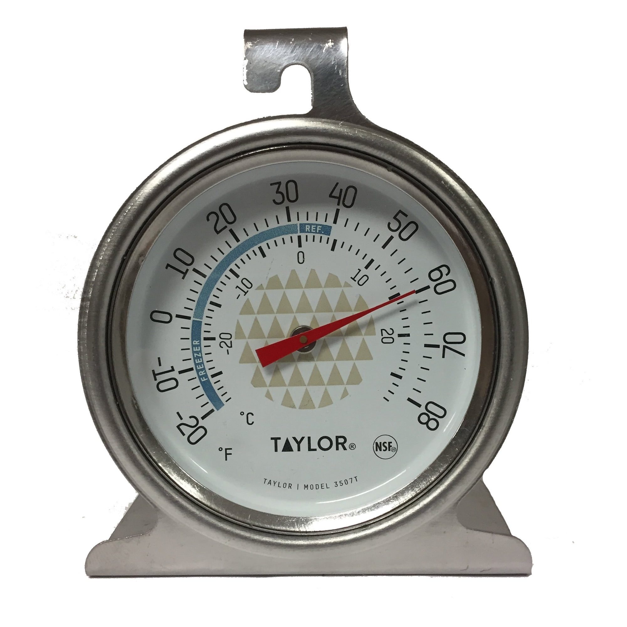 Termómetro Para Refrigerador Taylor Tru Temp Con Esfera De 6.4 cm, Rango -7 °c A 27 °c