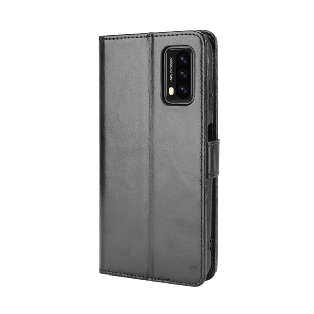 Funda tipo libro para Blackview A90, cartera todo‑en‑uno, funda multifuncional con tarjetero y correa de muñeca desmontable
