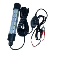 Magideal - 108 Led Sumergible Underwater Crappie Night Fishing Blanco Cálido Azul 10W