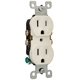thumbnail image 1 of Toma eléctrica Leviton C22-05320-00W Duplex 3x6x11 cm, 1 of 1