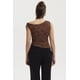 thumbnail image 3 of Polera Mujer Basta Asimétrica Café Oscuro, 3 of 4
