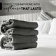 thumbnail image 3 of Juego de toallas KAHAF COLLECTION 61 × 122 cm (6 unidades) Gris claro, 3 of 6