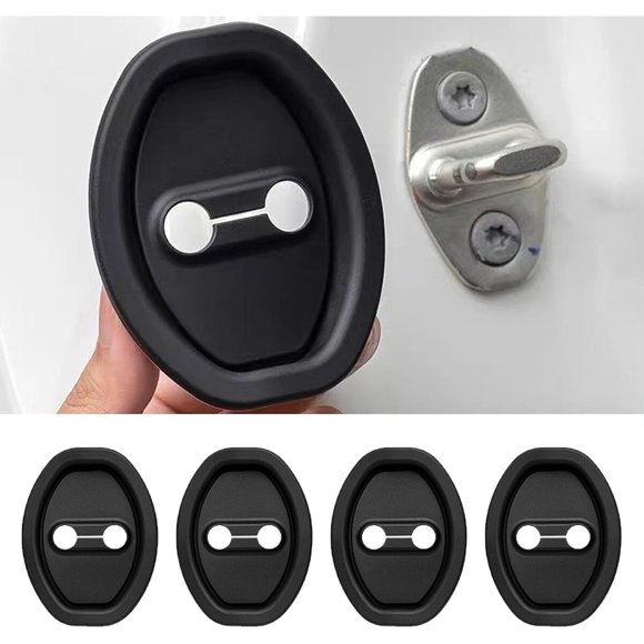 Protector cerradura puerta auto KUQUTIDY 4 piezas silicona 9,3 x 7,1 cm