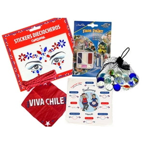 Carnaval - Pack Dieciochero Con Juegos Tipicos Rojo