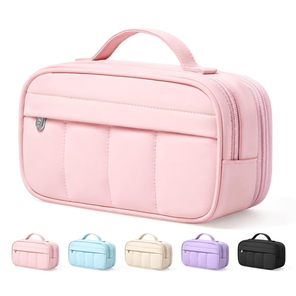 Estuche Sooez Grande Rosa 20x7x10 cm