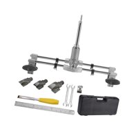 Magideal - Kit De Abridor De Agujeros Para Cerradura De Puerta, Piezas De Herramientas De Plantilla Resistentes Y Fáciles De Usar Para Puertas De Madera