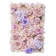 thumbnail image 1 of Flores De Seda Artificial Panel De Pared Banquete De Boda Telón De Fondo Floral Púrpura, 1 of 5
