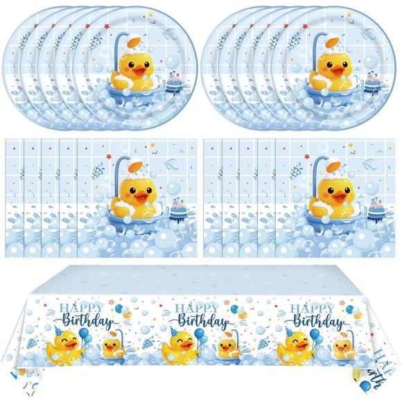 Decoraciones de fiesta LOIYSHINE Duck para cumpleaños, 20 a 41 unidades