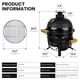 thumbnail image 3 of Parrilla Kamado de Cerámica London Sunshine 33 cm con Ventilación Impermeable, 3 of 7