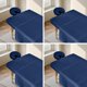 thumbnail image 1 of Juego de sábanas para mesa de masaje FAHKNS, 3 piezas, microfibra, color azul, 1 of 7