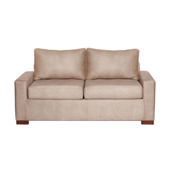 Latam Home - Sofá Livorno 2c Cuero Kentucky Beige