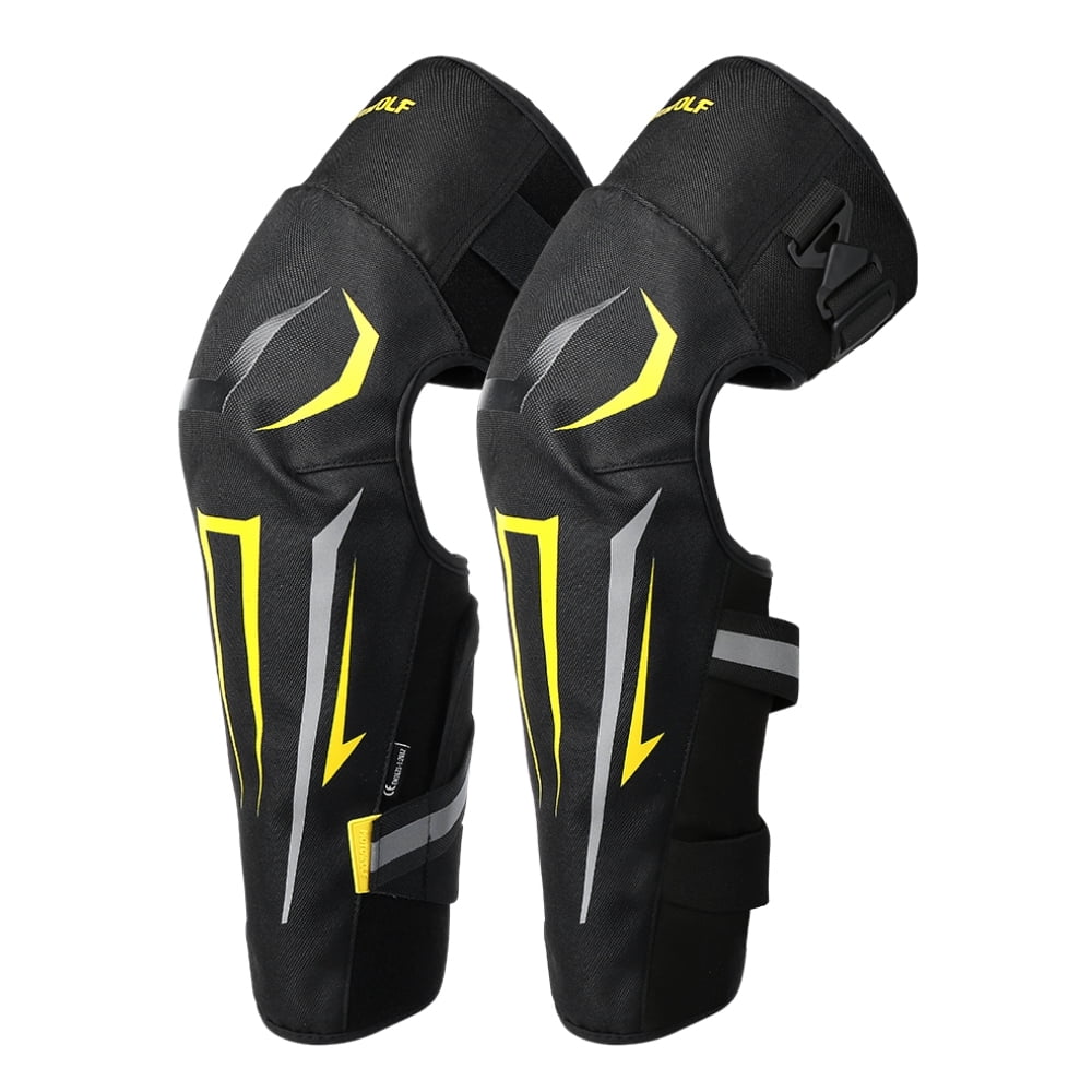 Motowolf 1033 Rodilleras Largas Para Motociclismo Black-yelow