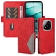 thumbnail image 4 of Funda Cartera para Xiaomi Redmi Note 14 Pro 5G con Tarjetero Soporte y Correa Rojo, 4 of 6