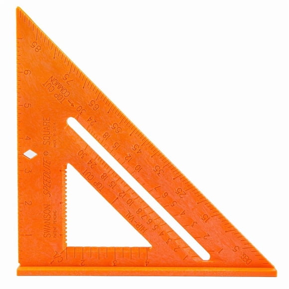 Ruler Swanson Tool Co T0118, 20 cm, 8 pulgadas, compuesto naranja