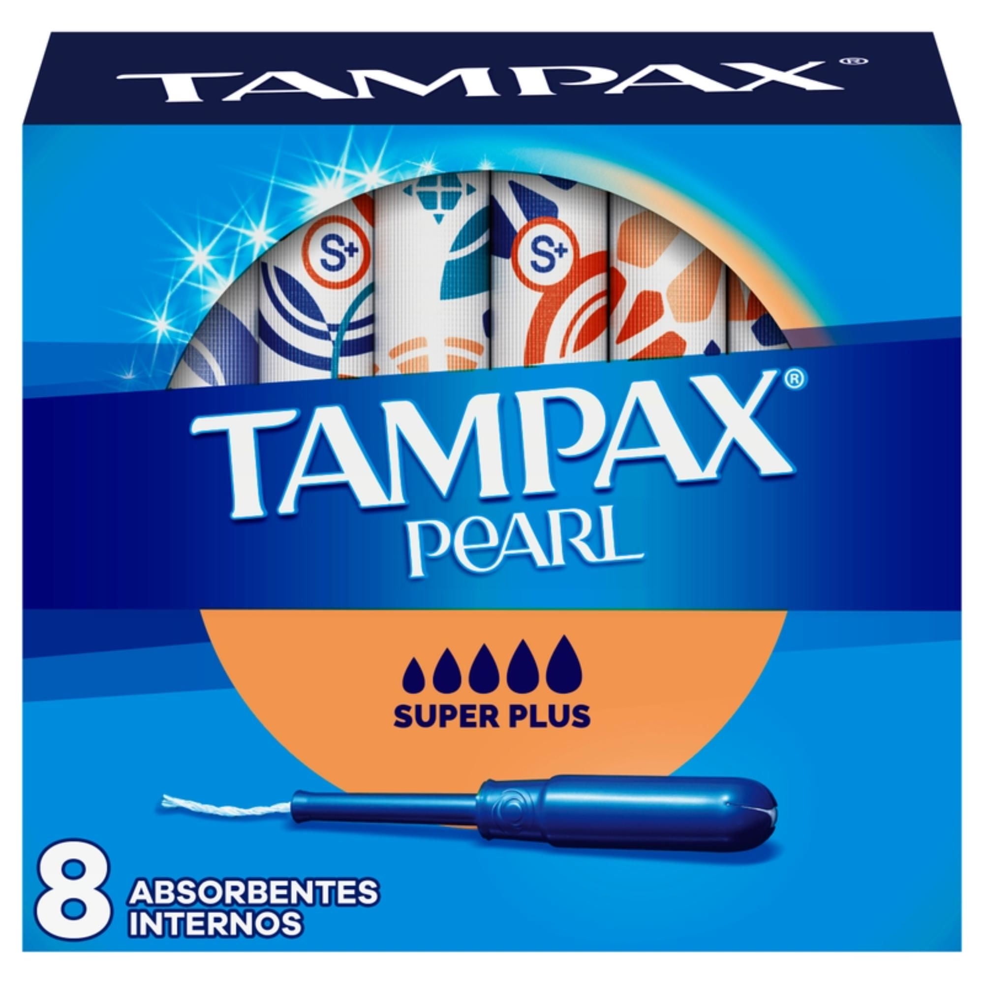 Tampones Pearl Super Plus 8 Unidades 8 Un Tampax