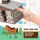 thumbnail image 5 of Set de juego Toy Horse Stable, Constructive Playthings Deluxe, 23 piezas, 5 of 8