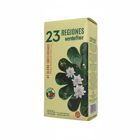 Verdeflor Yerba Mate Regiones Blend Equilibrado 500 Gr