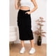 thumbnail image 2 of Falda Larga Mujer Cargo Tiro Alto Jeans Full Elasticada 6018, 2 of 4