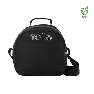 Totto - Lonchera Escolar Borrador Rpet Negro/Black