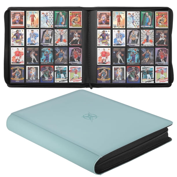 Álbum para Cartas TCGENITH con 20 Bolsillos y Cierre de Cremallera, Capacidad para 2000 Cartas