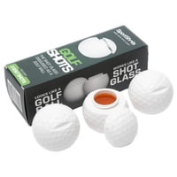 Xusx111 - Conjunto De Tiros En Forma De Bola De Golf - Regalo Divertido, Regalos Únicos Y Divertidos Para Papá, Marido, Golfistas Y Hombres. Regalo De Navidad Para Golfistas O Paquete Blanco De 12