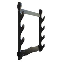 Magideal - Soporte De Soporte De Almacenamiento Soporte De Suspensión Soporte De Montaje En Pared Estante De Exhibición Para Wakizashi Tanto 4 Niveles 35X51Cm
