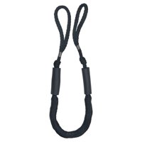 Magideal - Línea De Muelle Bungee Para Barcos, Cuerda De Anclaje Para Barcos, Estirable Hasta 5,5 Pies, Rodamiento De Carga De 2200 , Accesorios Para , Negro