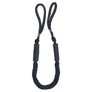 Magideal - Línea De Muelle Bungee Para Barcos, Cuerda De Anclaje Para Barcos, Estirable Hasta 5,5 Pies, Rodamiento De Carga De 2200 , Accesorios Para , Negro
