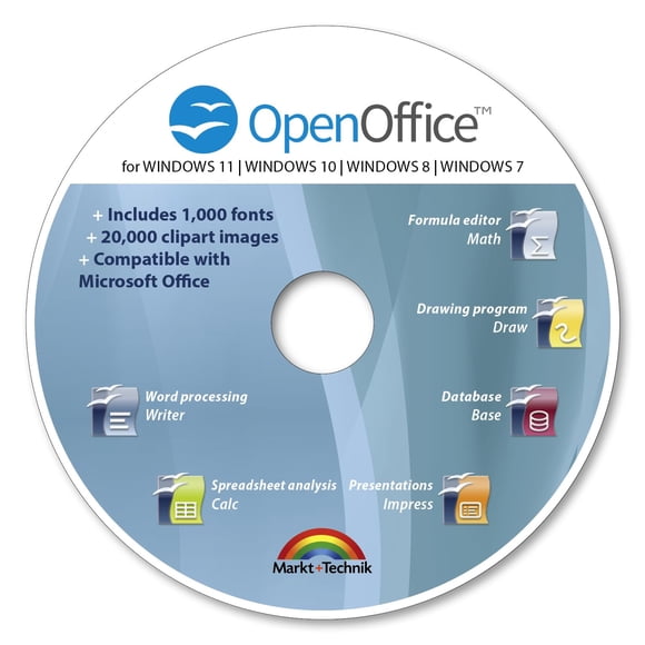 Suite de Oficina Markt + Technik Win 11‑7 – 1000 fuentes (Edición Especial 2026)