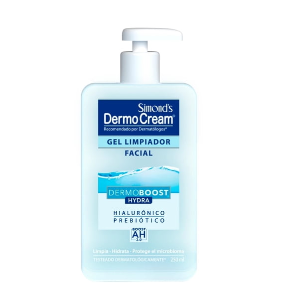 Gel de Limpieza Facial Simond’s Dermocream Hialuronico Probiotico Dermoboost Hydra