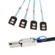 thumbnail image 4 of Cable Adaptador Mini-SAS 26P SFF-8088 A 4x SATA 7Pin 6Gb/s 30AGW Y Pestillo 0,5M, 4 of 5