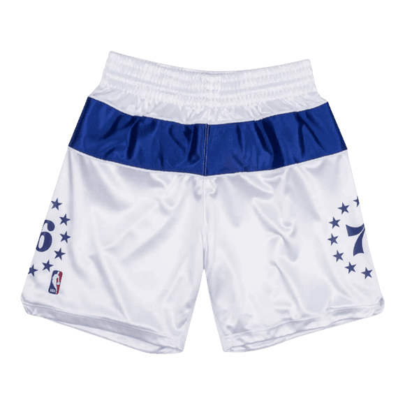 Shorts Mitchell & Ness 76ers 2003-04 Blanco XXXL