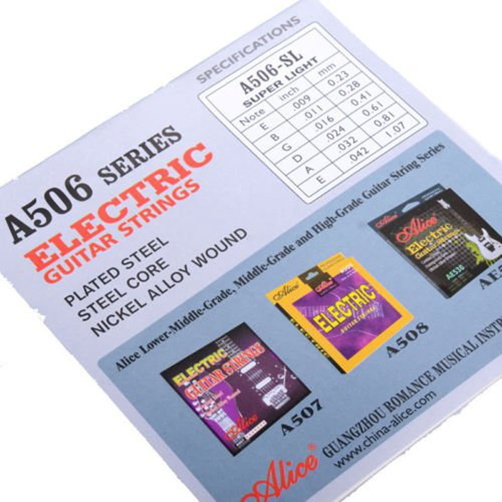 Set Cuerdas Guitarra Electrica Alice