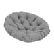 thumbnail image 4 of Cojín De Asiento Acolchado Redondo De 50 Cm, Cojín Para Silla Con Forma De Huevo, Accesorio Para Habitaciones Familiares, Gris Oscuro, 4 of 5