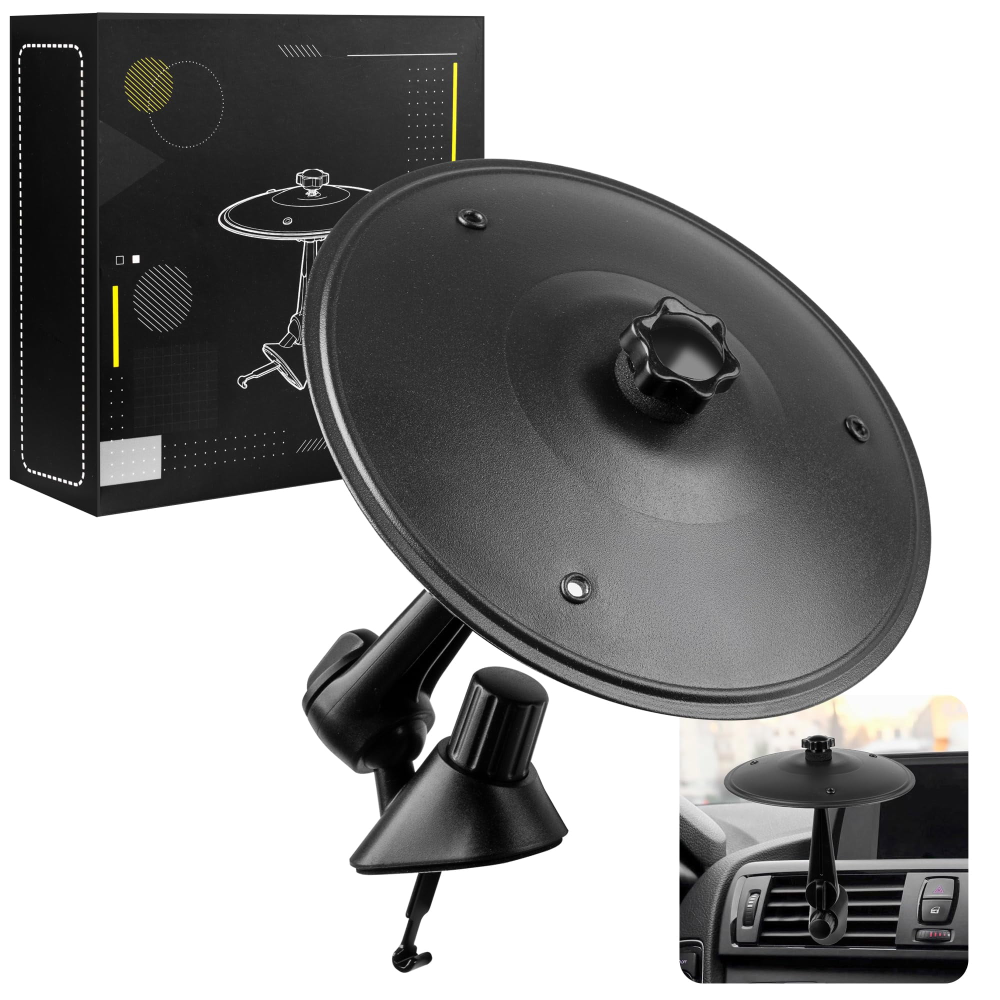 Diffuse Petrichor - Platillo Para Auto Para Rejilla De Ventilación - Negro