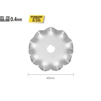 Olfa - Repuesto Cuchillo Rotativo Ondulado Wab45-1 45Mm 1Un.