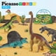 thumbnail image 2 of Alfombra de juego con forma de dinosaurio PicassoTiles PTD11 con 21 figuras de acción, 2 of 9