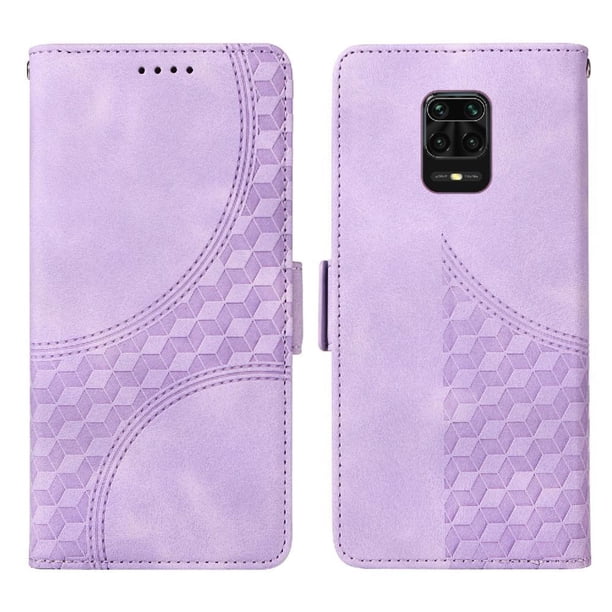 Carcasa FOXDOCK Xiaomi Redmi Note 9 Pro 4G de cuero PU, diseño acolchado clásico, protección contra caídas y rayones
