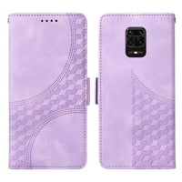 Carcasa Foxdock Xiaomi Redmi Note 9 Pro 4G De Cuero Pu, Diseño Acolchado Clásico, Protección Contra Caídas Y Rayones